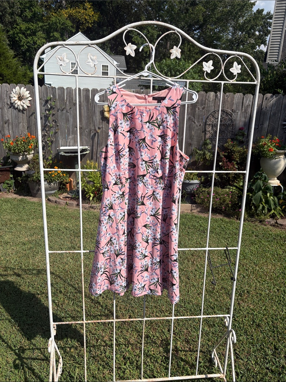 Banana Republic Peachy Floral A-Line Sundress Skirt